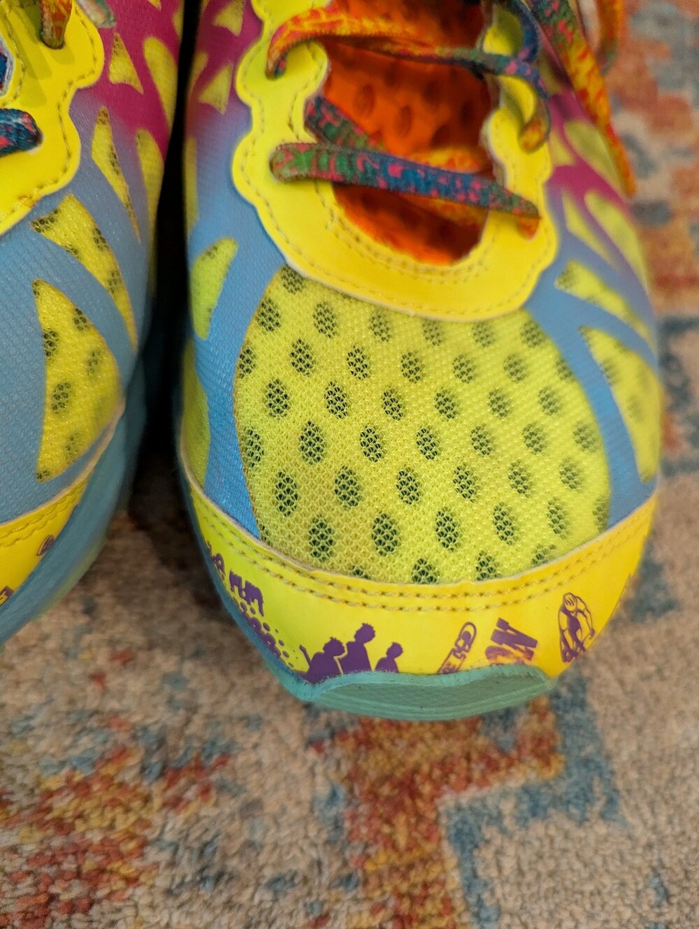 Asics Gel Noosa Tri 9 Women's 9.5 Bright Colorful Triathlon Running Shoe - Picture 5 of 14